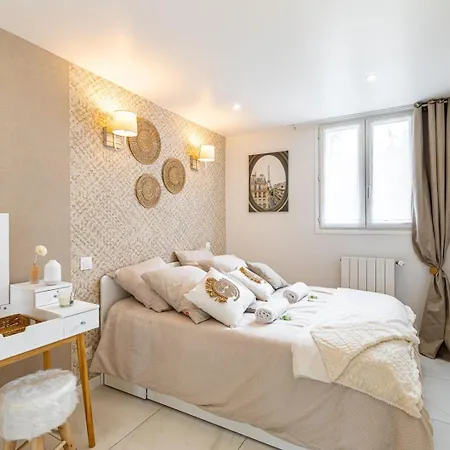 Melanie - A Peaceful Stay In Paris La Defense - Salon De Jardin Prive - Terrasse & Wifi *